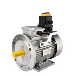 Trojfázový elektromotor 400 V typ B35 G90L výkon: 2,2 kW otáčky: 1400 ot/min hřídel: 24 mm s přírubou součástí balení spínač KOA 1T + držák