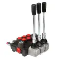 3sekční hydraulický rozvaděč 40L s jednou pístní sekcí