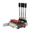 Hydraulický rozvaděč 4 sekční 40L s jednou plovoucí sekcí