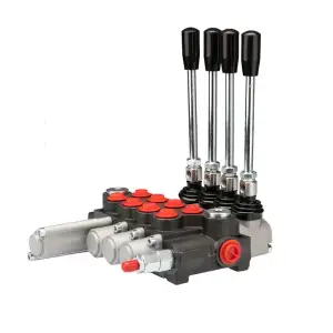 Hydraulický rozvaděč 4 sekční 40L s jednou plovoucí sekcí