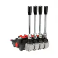 Hydraulický rozvaděč 4 sekční 40L s jednou plovoucí sekcí