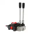 Hydraulický rozvaděč, 2 sekce 40L s jednou pístovou sekcí