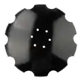 Ozubený kotouč pro diskové brány, 10 radlic, 560 x 5 mm, 6 otvorů