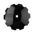 Ozubený kotouč pro diskové brány, 10 radlic, 610x6mm, otvor 41x41mm