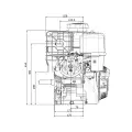 Spalovací motor Briggs &amp; Stratton XR2100 s čerpadlem GR2 8cc