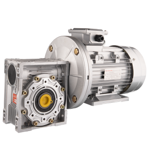 3fázový elektromotor 380V 4 kW se šnekovým převodem HMRV 75 IEC100 s převodem 1:7,5. Nahradit NMRV MOTOVARIO.