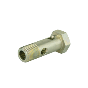 Dvojitý průtokový šroub hydraulický s závitem gwint M18x1.5