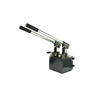 Dvě ruční hydraulické čerpadla 1 stránka 25 cm a 2 stránka 25 cm nádrž 6 L