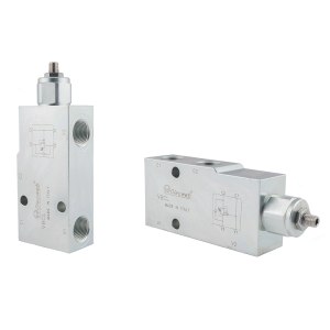 Jednocestný ventil přetížení-blokování COUNTERBALANCE VBCL závity: 3/4 "průtok: 120L/min max. tlak: 350bar