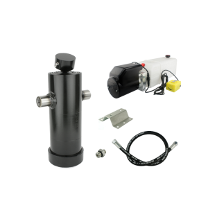 Hydraulika pro sklápěcí přívěs. Sada sklápění k 8T + napájecí zdroj 24 V + zdvih 1237 válec