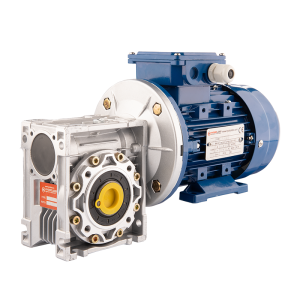 Elektromotor 3-fázový 380V 0,25 kW v sadě se šnekovým převodem HMRV 50 s převodem 1:30.. Nahradit NMRV MOTOVARIO.