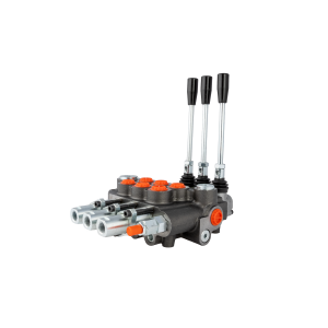 3-sekční hydraulický rozdělovač 80L s pákami