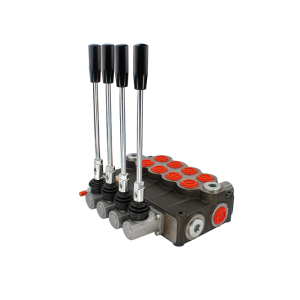 Hydraulický rozdělovač 4-sekční 160L se západkou