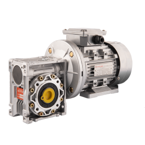3fázový elektromotor 380V 0,37 kW v sadě se šnekovým převodem HMRV 50 s převodem 1:30. Nahradit NMRV MOTOVARIO.