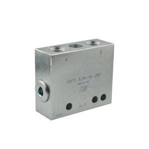 Hydraulický ventil secí stroje jednojitý