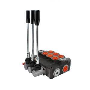 Hydraulický rozdělovač 3-sekční 160L se západkou