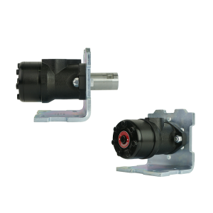 Hydraulický motor BMR absorpce: 125cm3/ot otáčky: 480ot/min s hřídelí o tloušťce 32mm s montážní deskou 90 a objímku