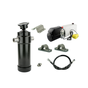Hydraulika pro sklápěcí přívěs. Sada sklápění k 12T + napájecí zdroj 12 V + zdvih 1432 válec