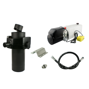Hydraulika pro sklápěcí přívěs. Sada sklápění k 10 tun + napájecí zdroj 12 V + zdvih 1200 válec