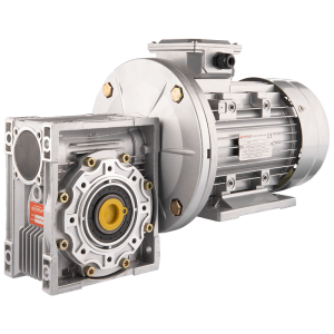 3fázový elektromotor 380V 3 kW se šnekovým převodem HMRV 75 IEC100 s převodem 1:7,5. Nahradit NMRV MOTOVARIO.