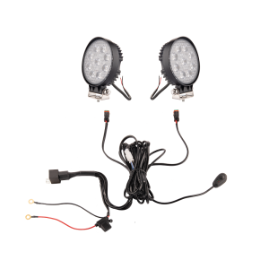 Dvě pracovní lampy 9xLED 1430 LM 24W + připojení 0,3 m