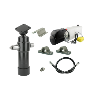 Hydraulika pro sklápěcí přívěs. Sada sklápění k 5 tun + napájecí zdroj 12 V + zdvih 700 válec
