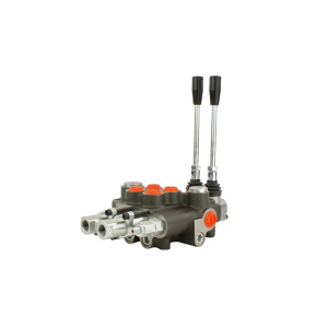 2-sekční hydraulický rozdělovač 80L s pákami