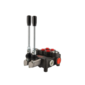 2-sekční hydraulický rozvaděč 80 l/min 2P80A1A1GKZ1, pákový