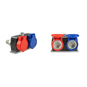 Hydraulické rychlospojky automatický, zásuvky EURO ISO M18x1,5 PUSH-PULL