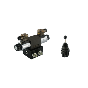 Sada hydraulický 1 sekční rozvaděč CETOP s křížovou pákou