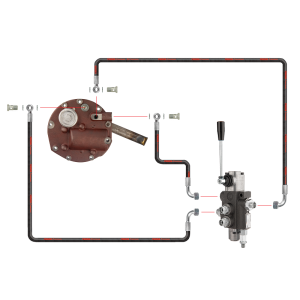 Inovativní hydraulika pro Zetor 5211 7211. 1-sekční hydraulický rozvaděč, kompletní kryt čerpadla s vývodem pro rozvaděč, zesílené hydraulické čerpadlo, držák pohonu, filtr a příslušenství