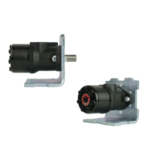 Hydraulický motor BMR absorpce: 200cm3/ot otáčky: 300ot/min s hřídelí o tloušťce 32mm s montážní deskou 90