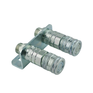 Hydraulické rychlospojky 2x + držák M18x1.5
