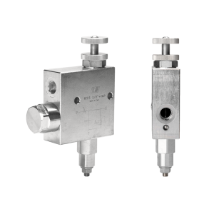 Ventil regulátoru průtoku RFP3 Závity VMP: 3/8" max. průtok: 60L/min max. tlak: 350bar