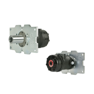 Hydraulický motor BMR absorpce: 36cm3/ot otáčky: 1110ot/min s hřídelí o tloušťce 32mm s montážní deskou a objímku