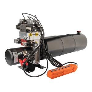 Kompletní mobilní hydraulická jednotka 24V 2,2kW 2,5cm3 14L se třemi solenoidovými ventily