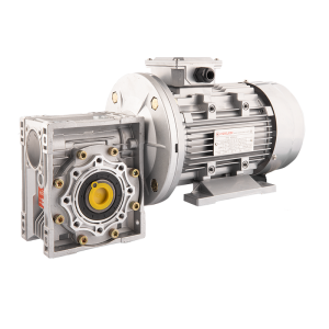 3fázový elektromotor 380V 2,2 kW se šnekovým převodem HMRV 63 IEC90 s převodem 1:10. Nahradit NMRV MOTOVARIO.