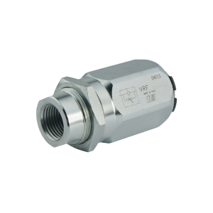 VRF 1/4" jednocestný škrticí hydraulický sudový ventil s přesnou regulací. Průtok: 20 l/min, max. tlak: 300 bar