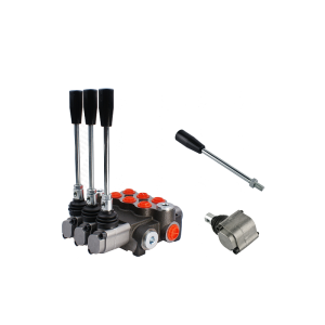 Hydraulický monoblokový rozvaděč 3 sekční 40L