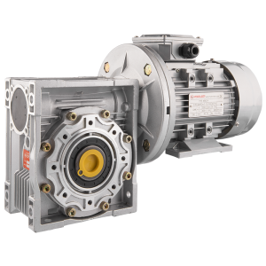 3-fázový elektromotor 380V 0,75 kW se šnekovým převodem HMRV 75 IEC80 s převodem 1:60. Nahradit NMRV MOTOVARIO.